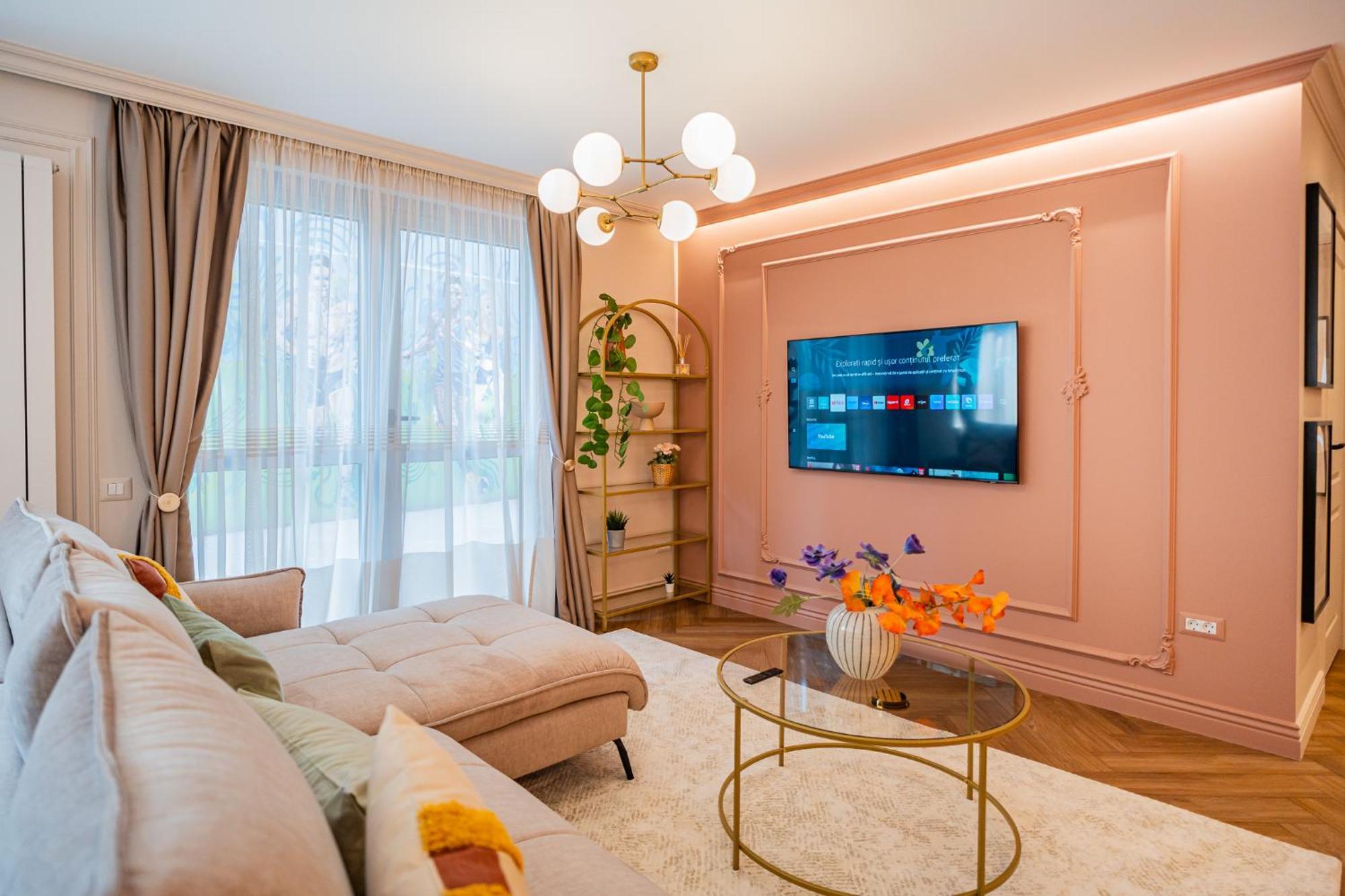 Apartment Victoriei Emerald & Pink Gems - Designer Bucharest